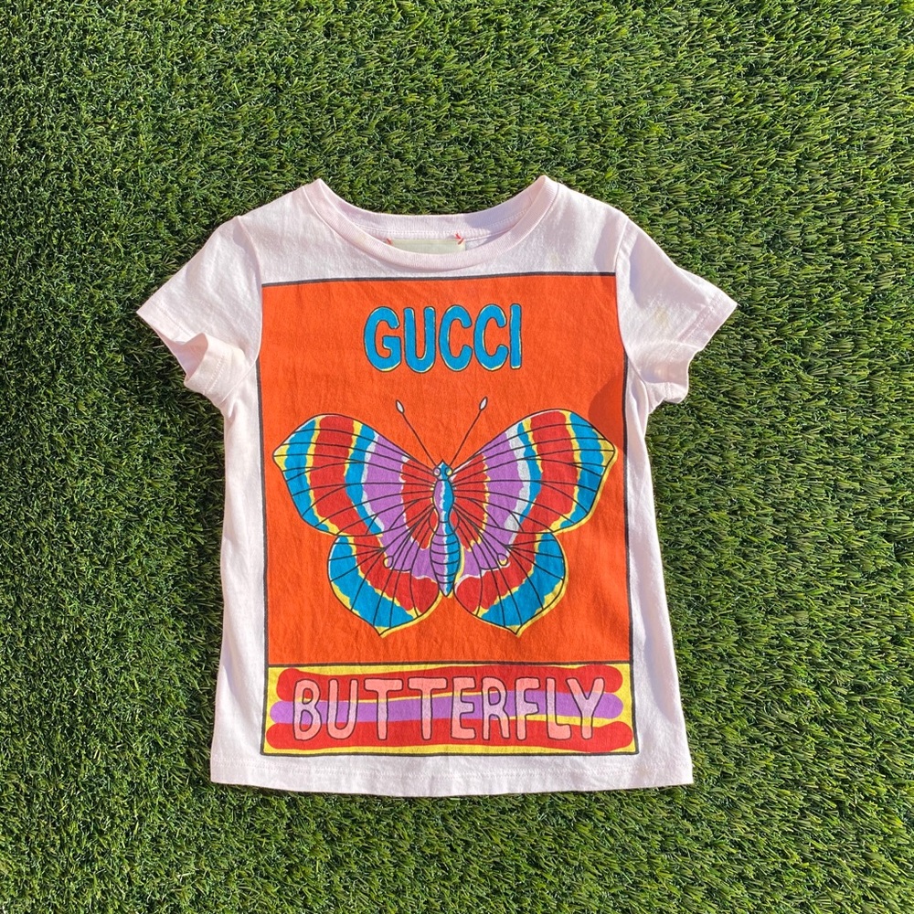 Kids Gucci Butterfy Tee